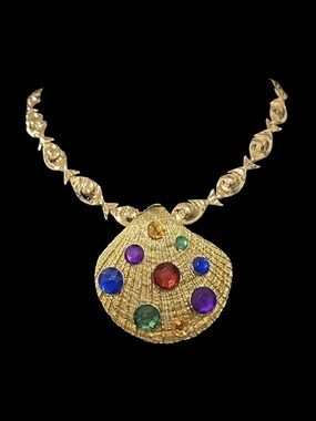 Piper K. Gold Seashell Pendant Necklace - Women Jewelry